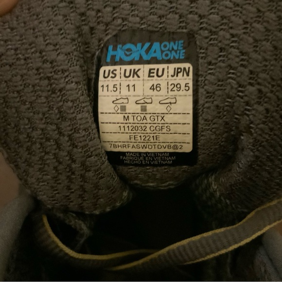 Hoka TOA Hiking Boots - 11.5 - Picture 5 of 6